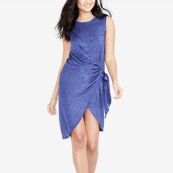 NWT Rachel Roy Blue Heather Wrap Dress - Picture 2 of 3